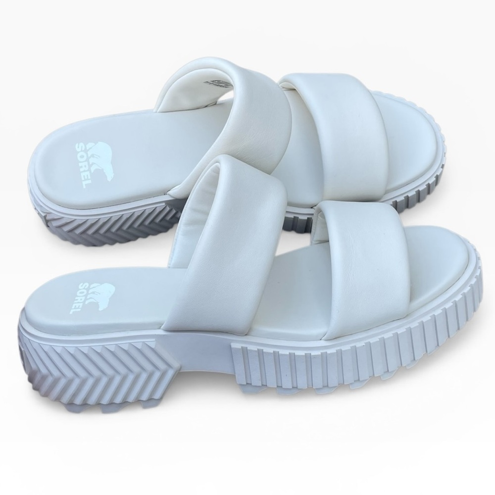 Sorel Ona Streetworks Slide Sandal, Off White, Size 8, NWOT